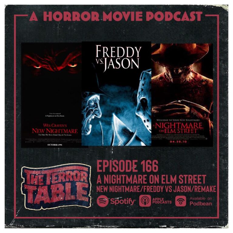 Ep.166 NOES: NEW NIGHTMARE/FREDDY VS JASON/REMAKE – The Terror Table